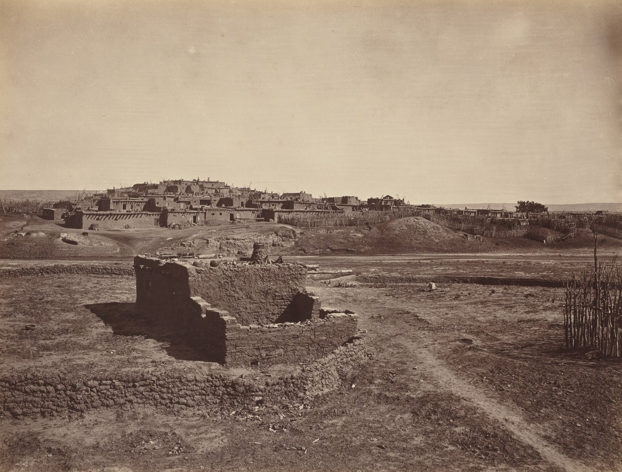 Zuni Pueblo, 1879 (foto) od John K. Hillers