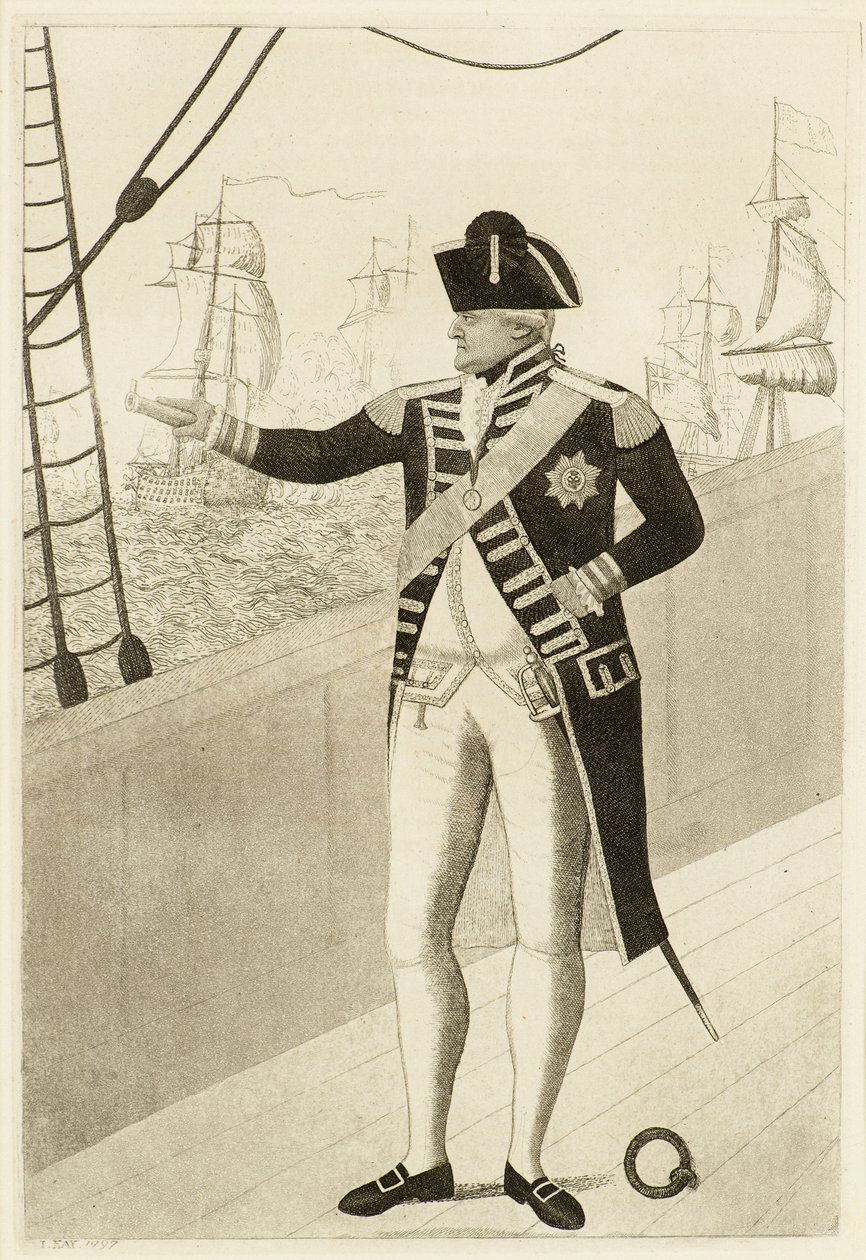 Admirál Duncan na Quarter Deck od John Kay