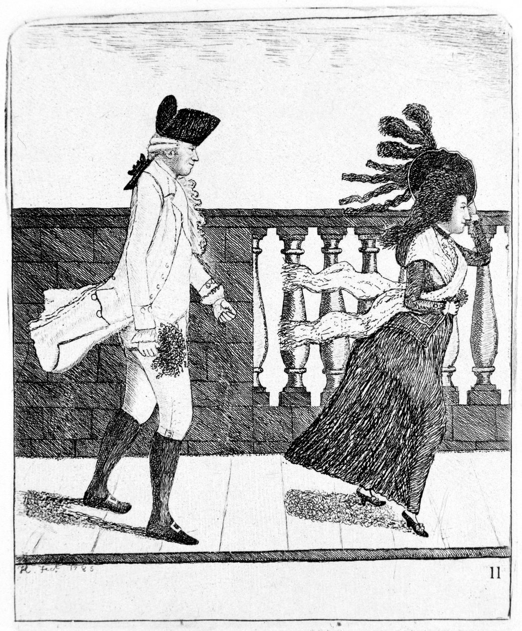 James Graham, skotský doktor šarlatánů, 1795. od John Kay