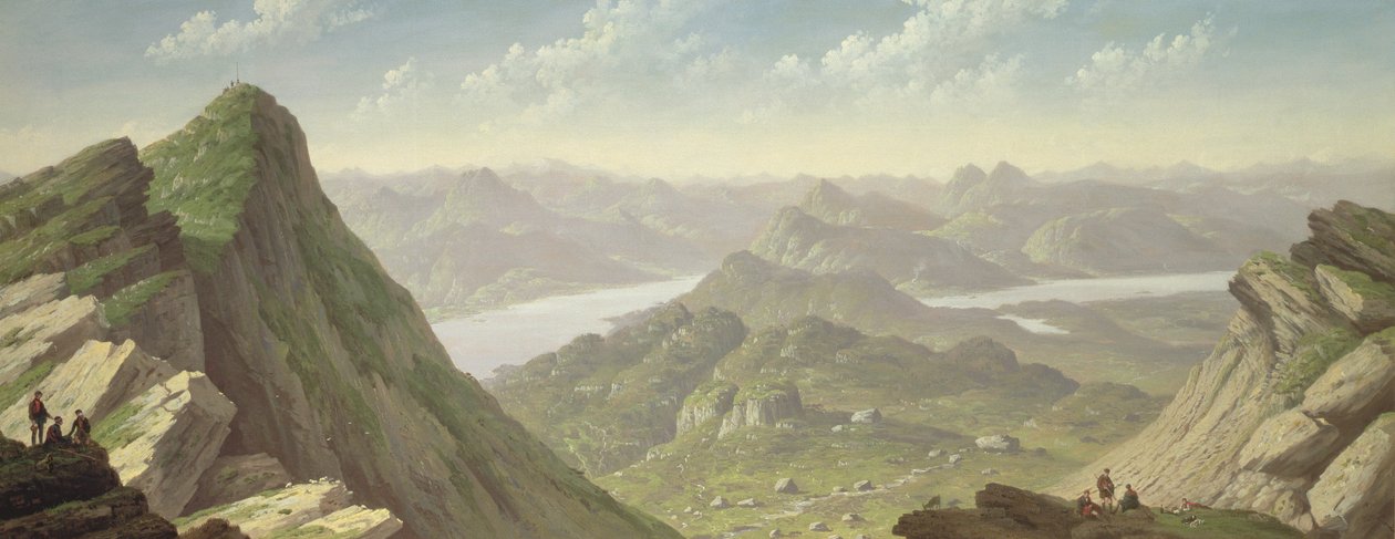 Severozápadní pohled z Ben Lomond od John Knox