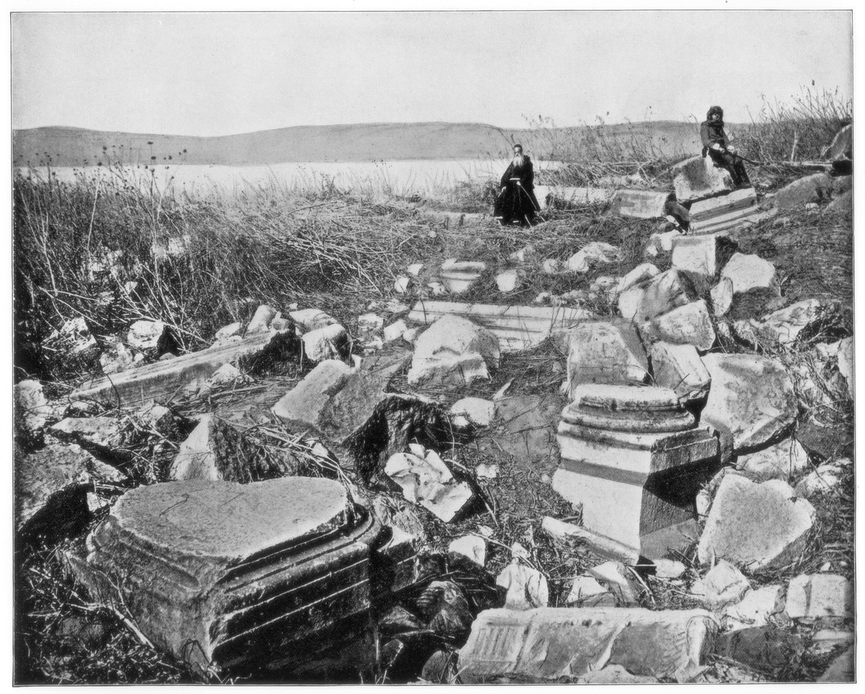 Kafarnaum, Galilea, Palestina, konec 19. století od John L. Stoddard