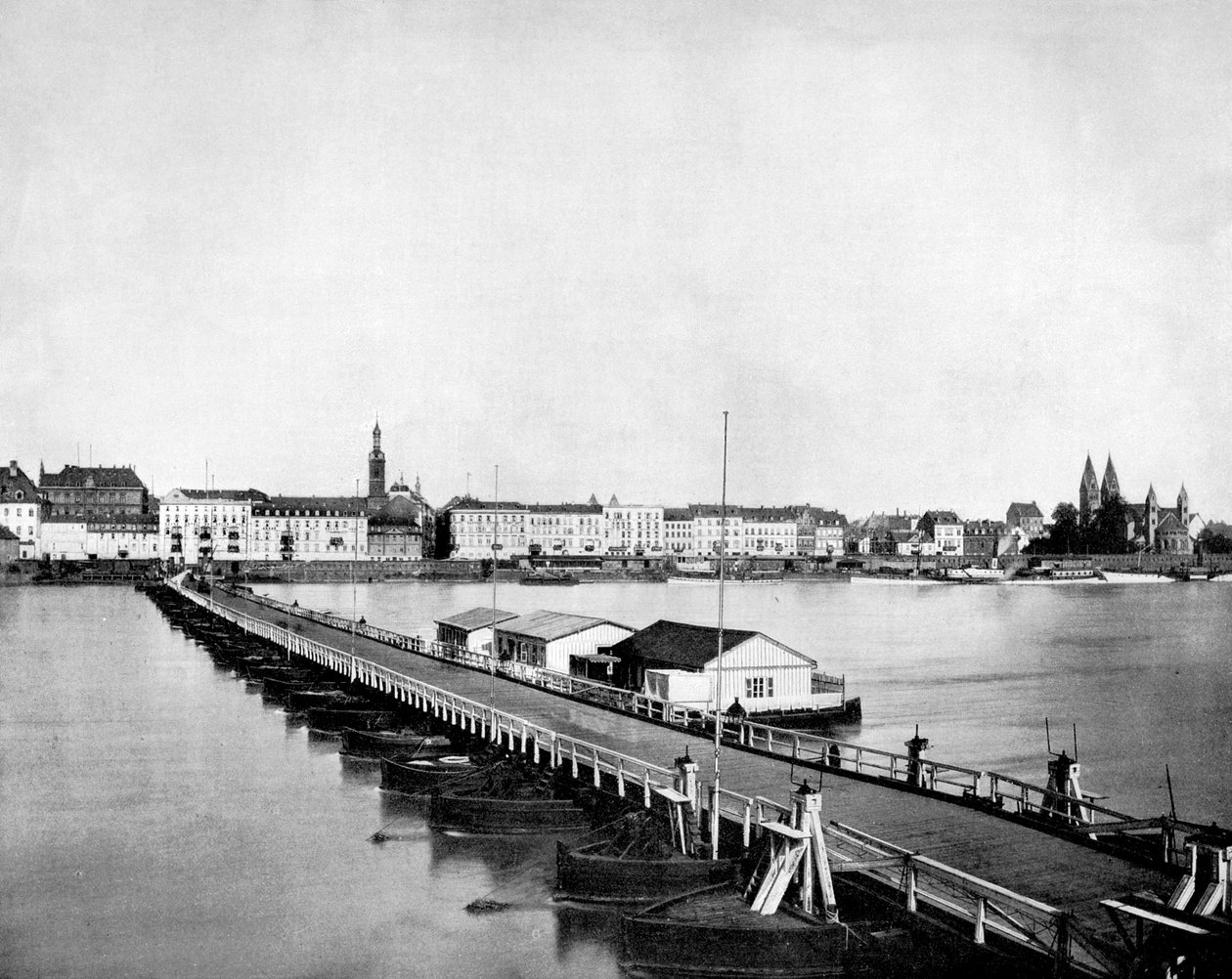 Koblenz na Rýně, Německo, 1893 od John L. Stoddard