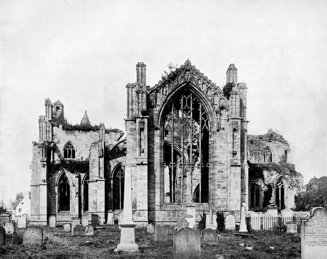 Melrose Abbey, Skotsko, 1893. od John L. Stoddard