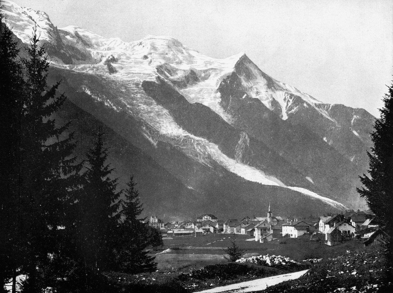 Mont Blanc ze Švýcarska, 1893. od John L. Stoddard