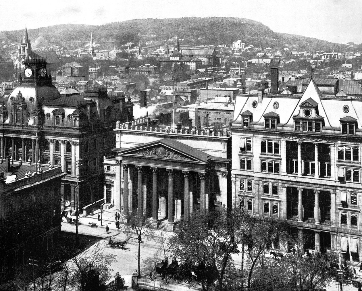 Montreal a Mount Royal, Kanada, 1893. od John L. Stoddard