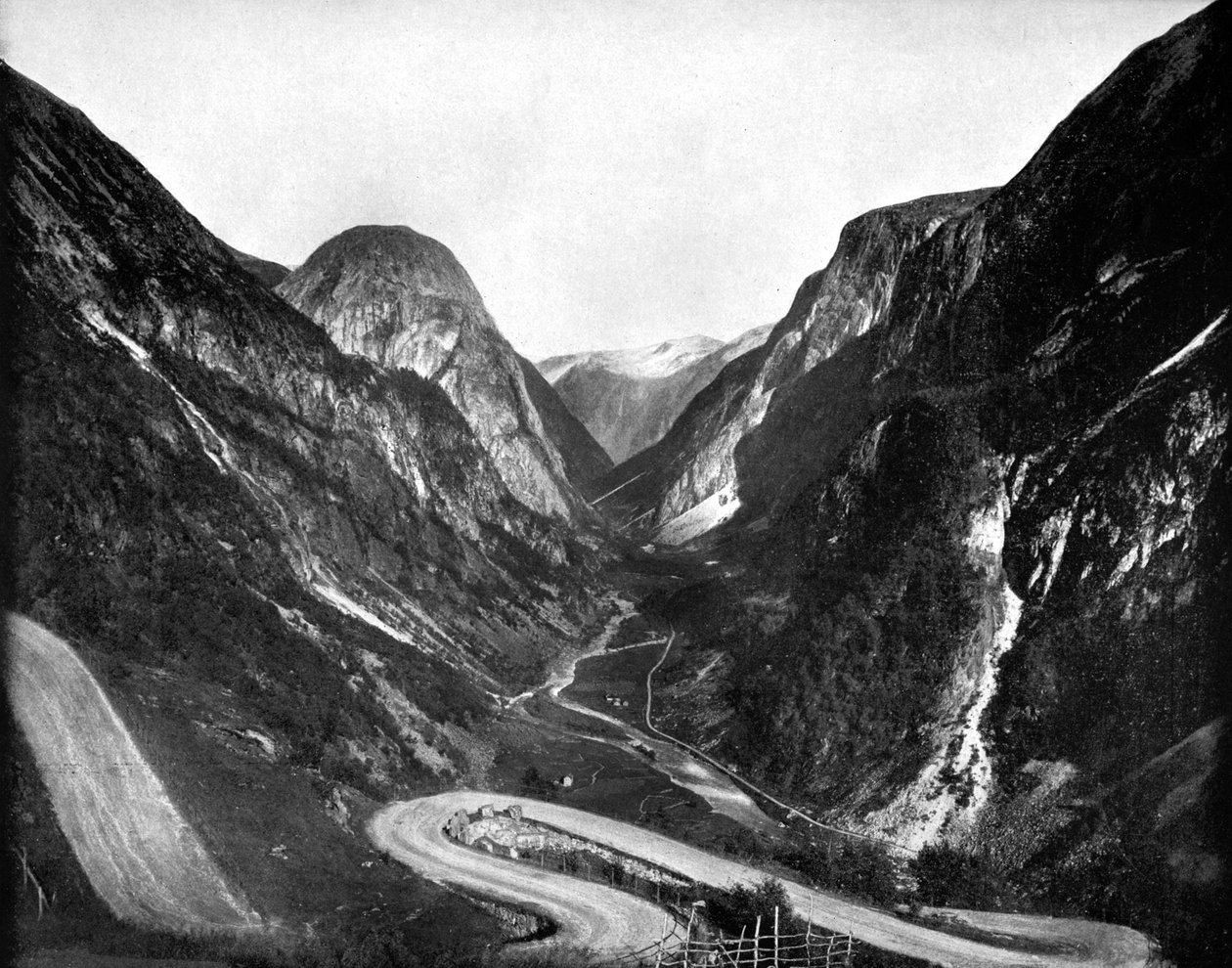 Naerodal Pass, Norsko, 1893. od John L. Stoddard