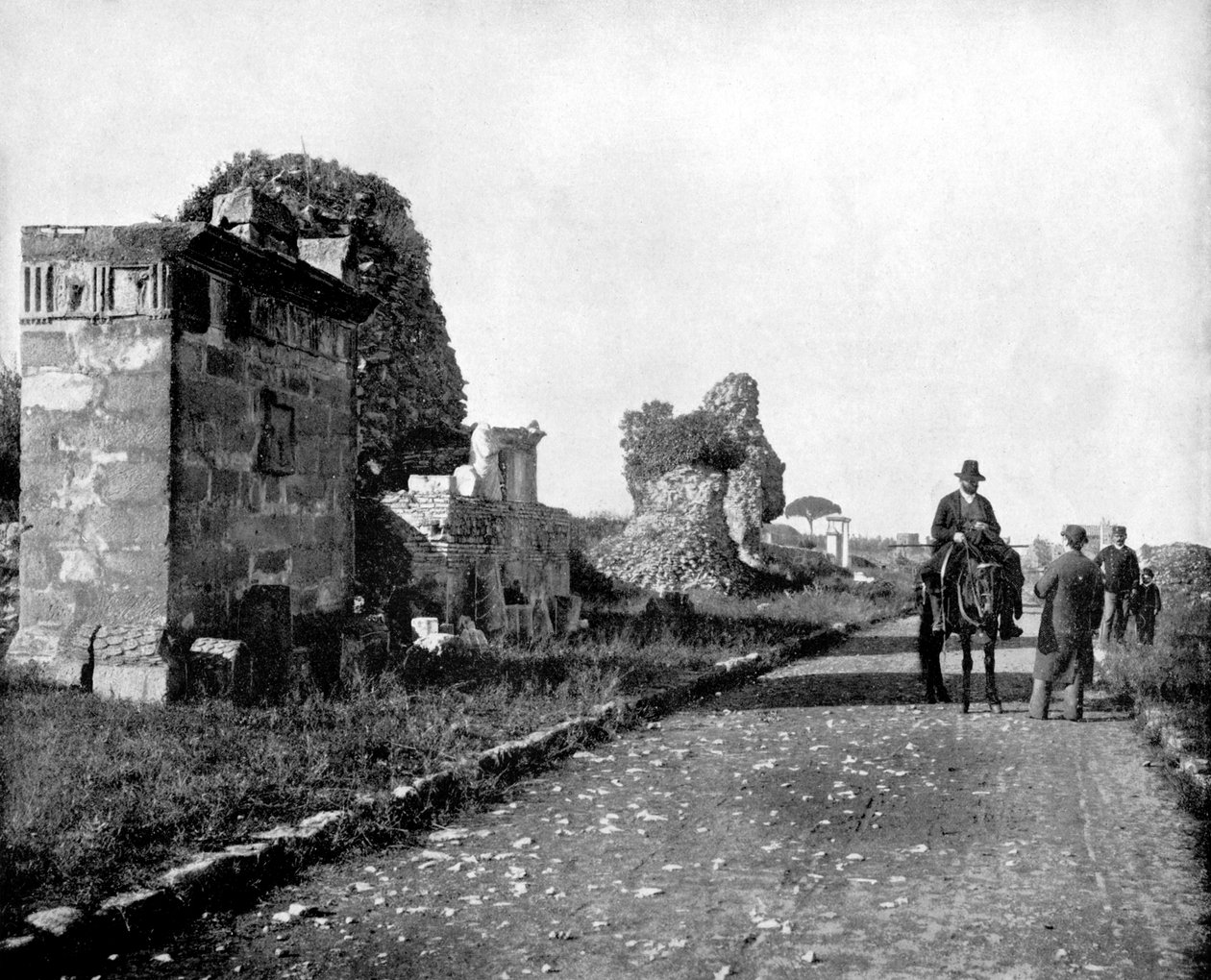 Appian Way, Řím, 1893. od John L. Stoddard