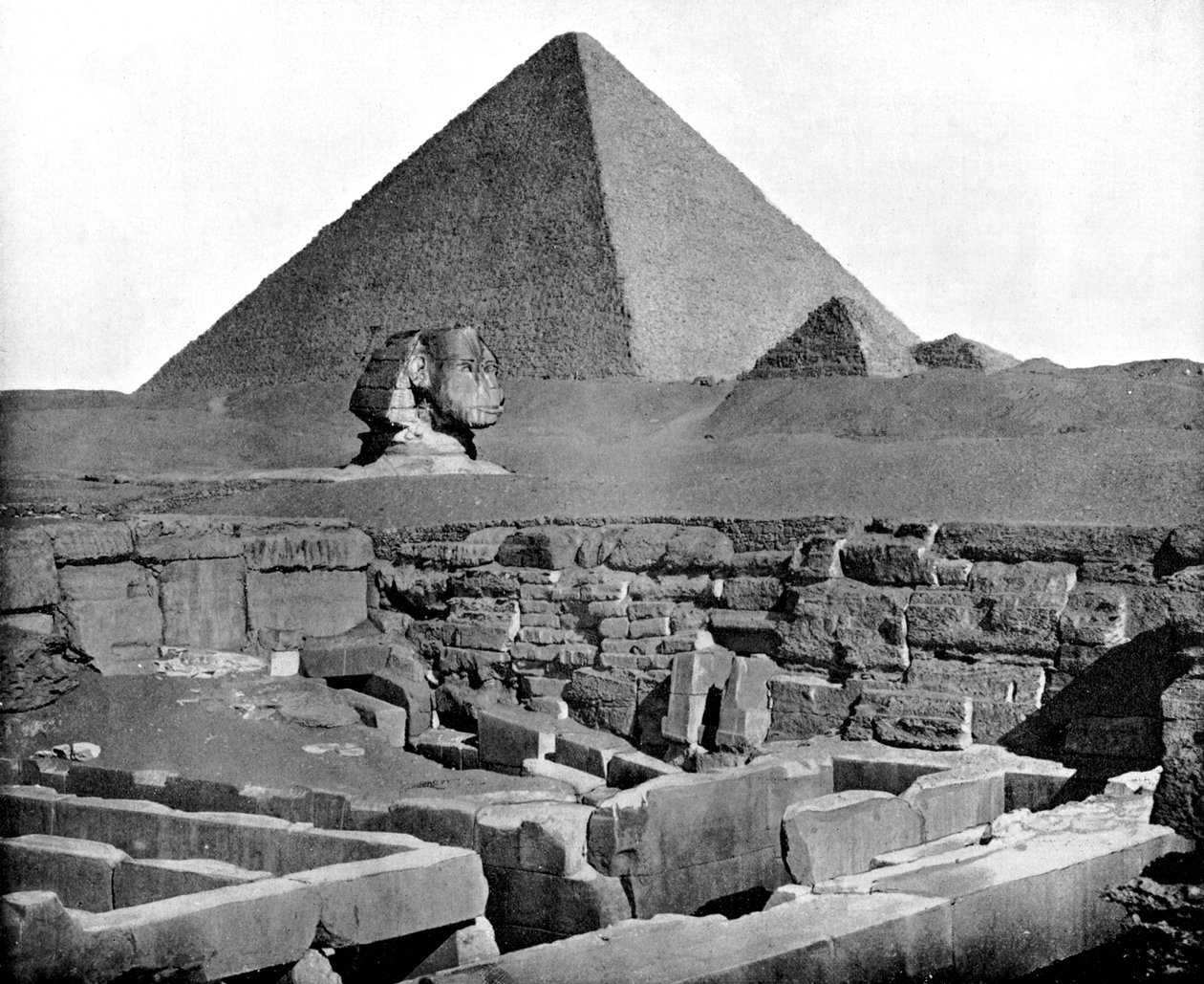 Pyramidy a Sfinga, Egypt, 1893. od John L. Stoddard