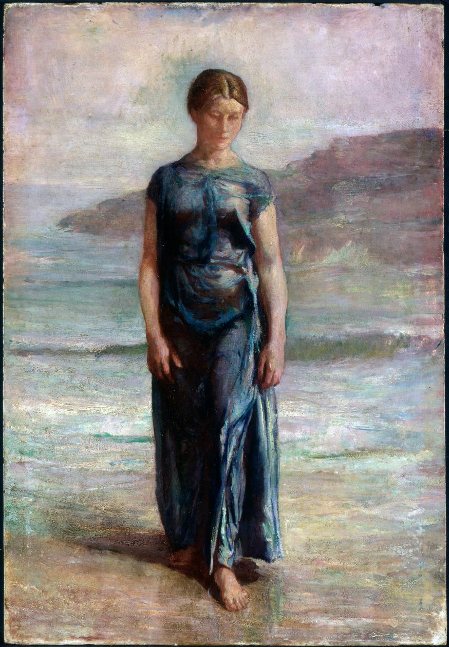 Žena koupání od John La Farge or Lafarge