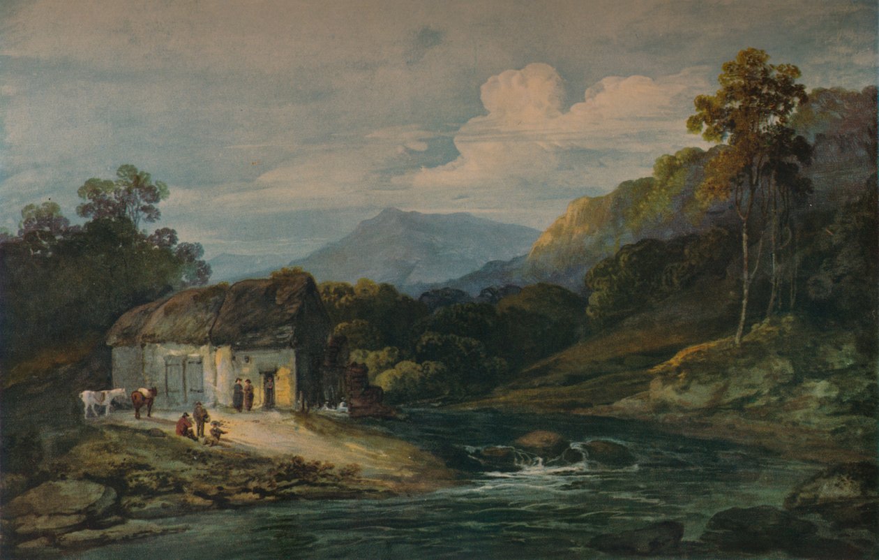 Mlýn v Combe Neath, c1776 od John Laporte