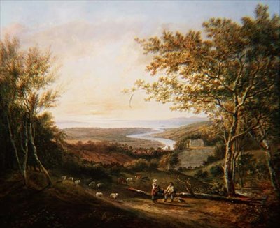 Pohled na údolí Wye od John Laporte