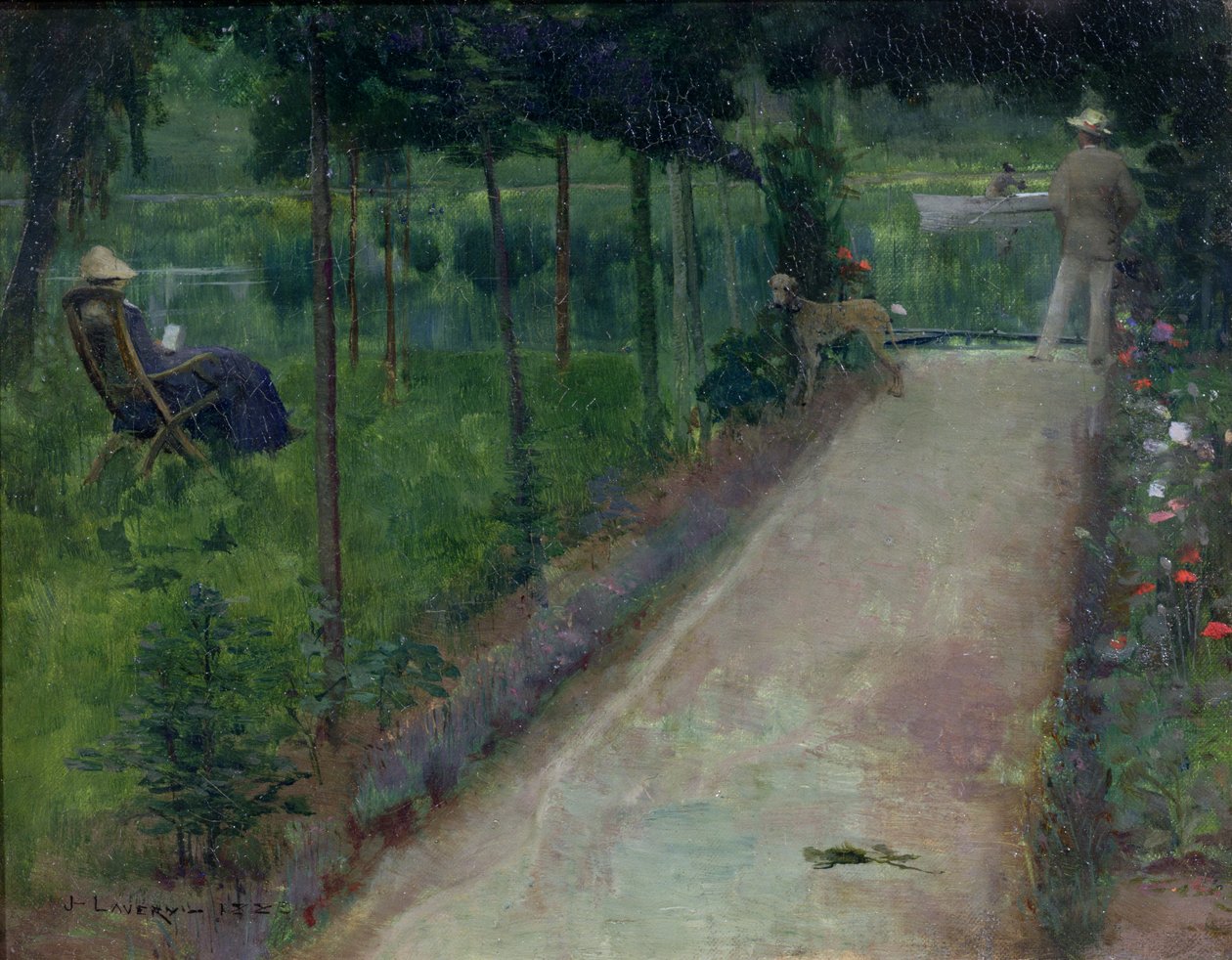 Gray Summers Day, Grez, 1883 od John Lavery