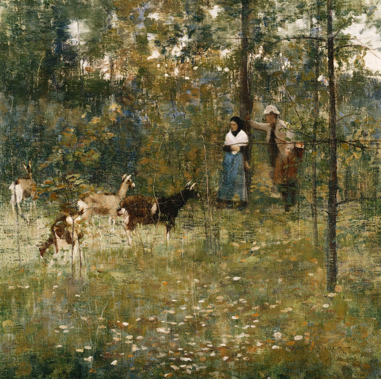 Cizinec od John Lavery