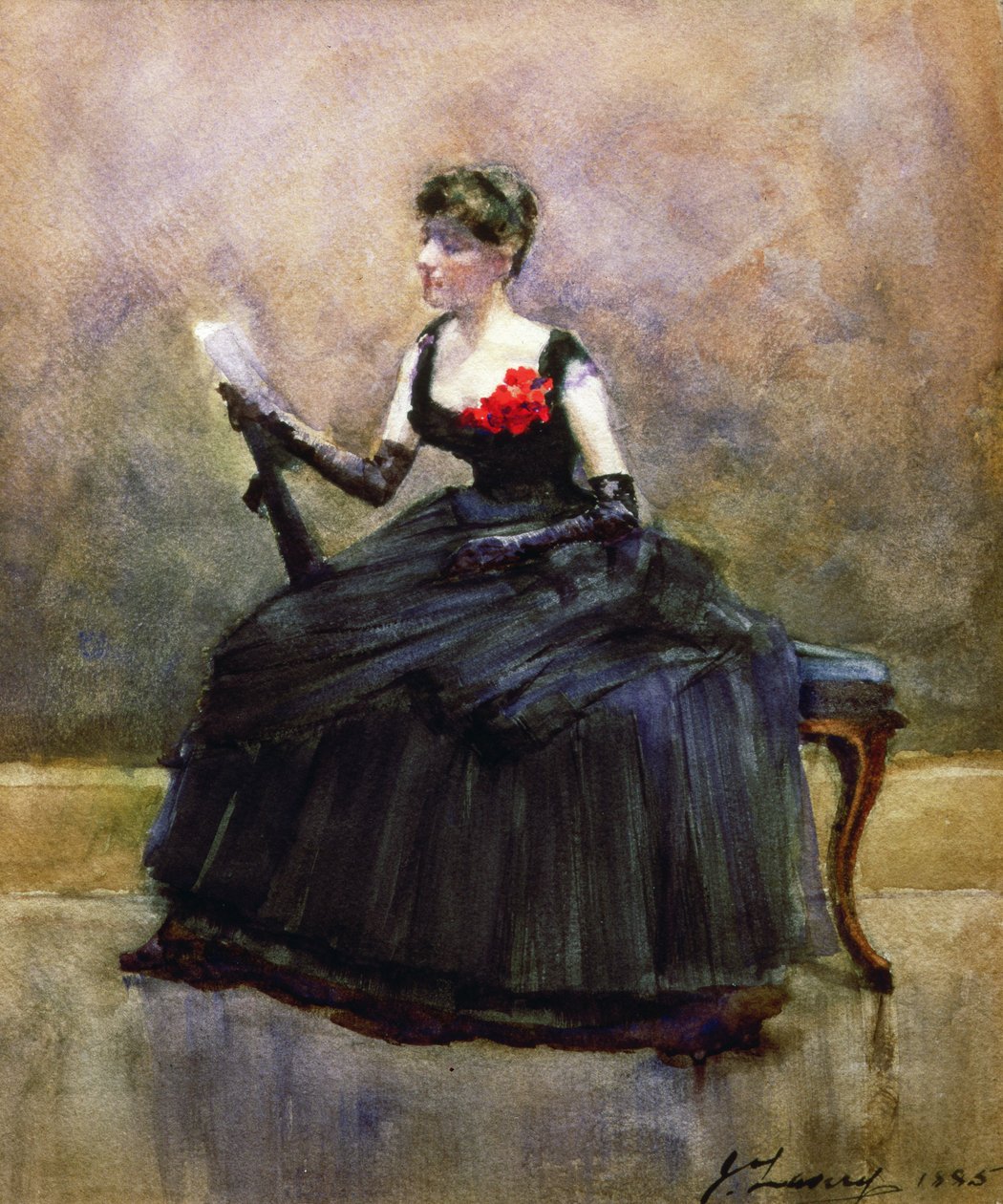 Na plese (wc na papíře) od John Lavery