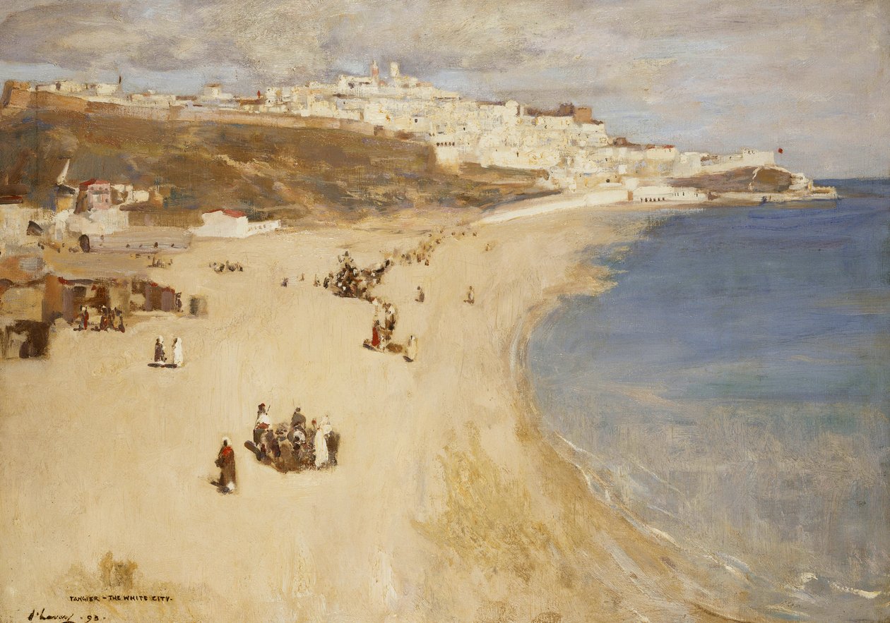 Tanger, Bílé město od John Lavery