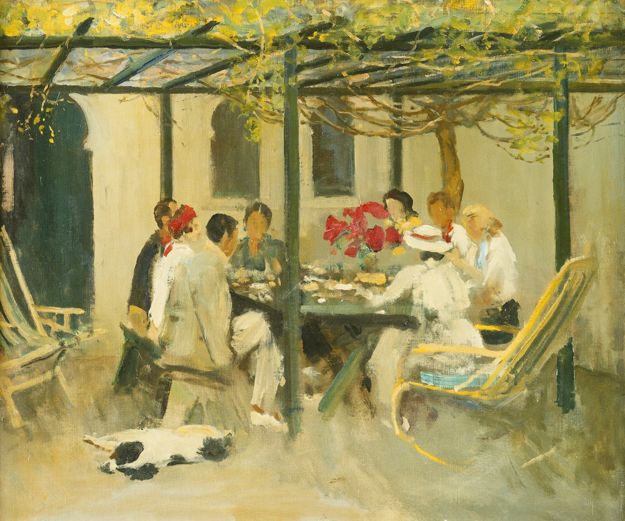 Čaj v Palm Springs od John Lavery