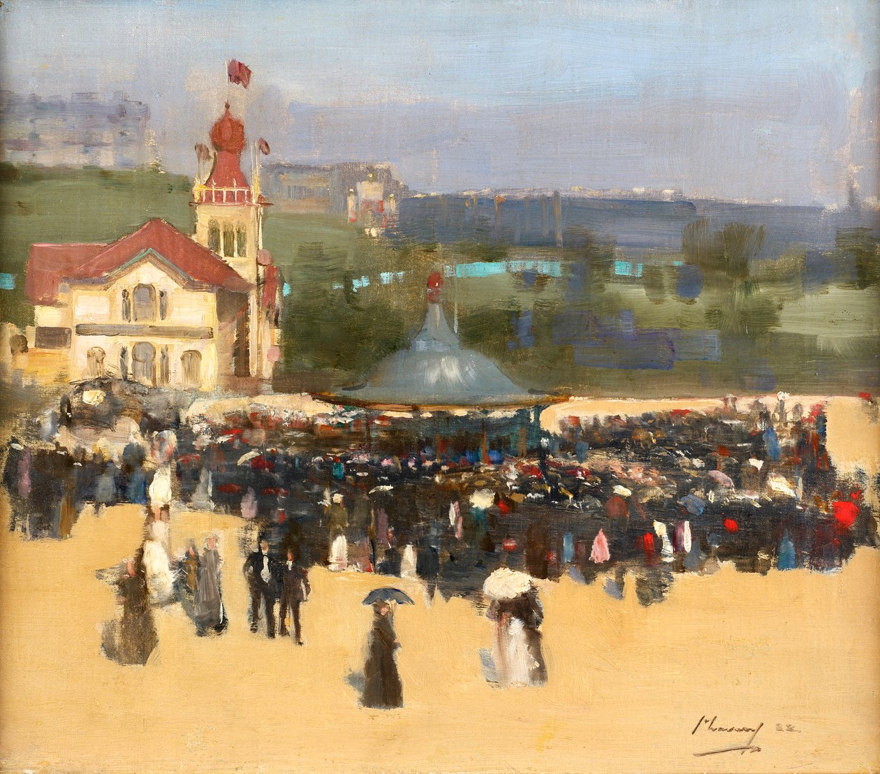 Modrí Maďaři, 1888 od John Lavery