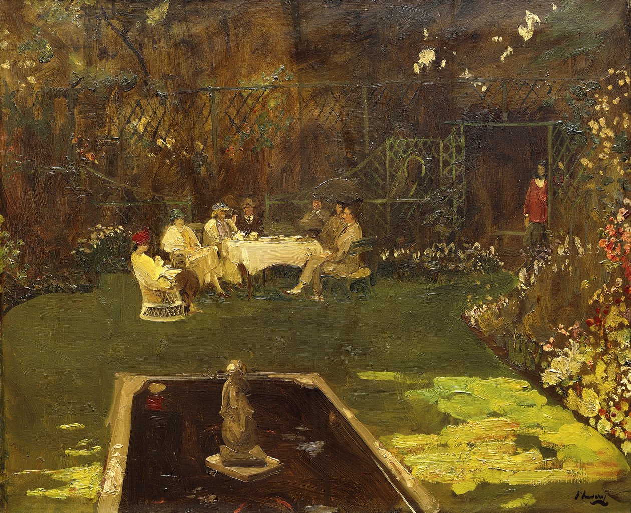 Zahrada v Ardilea od John Lavery
