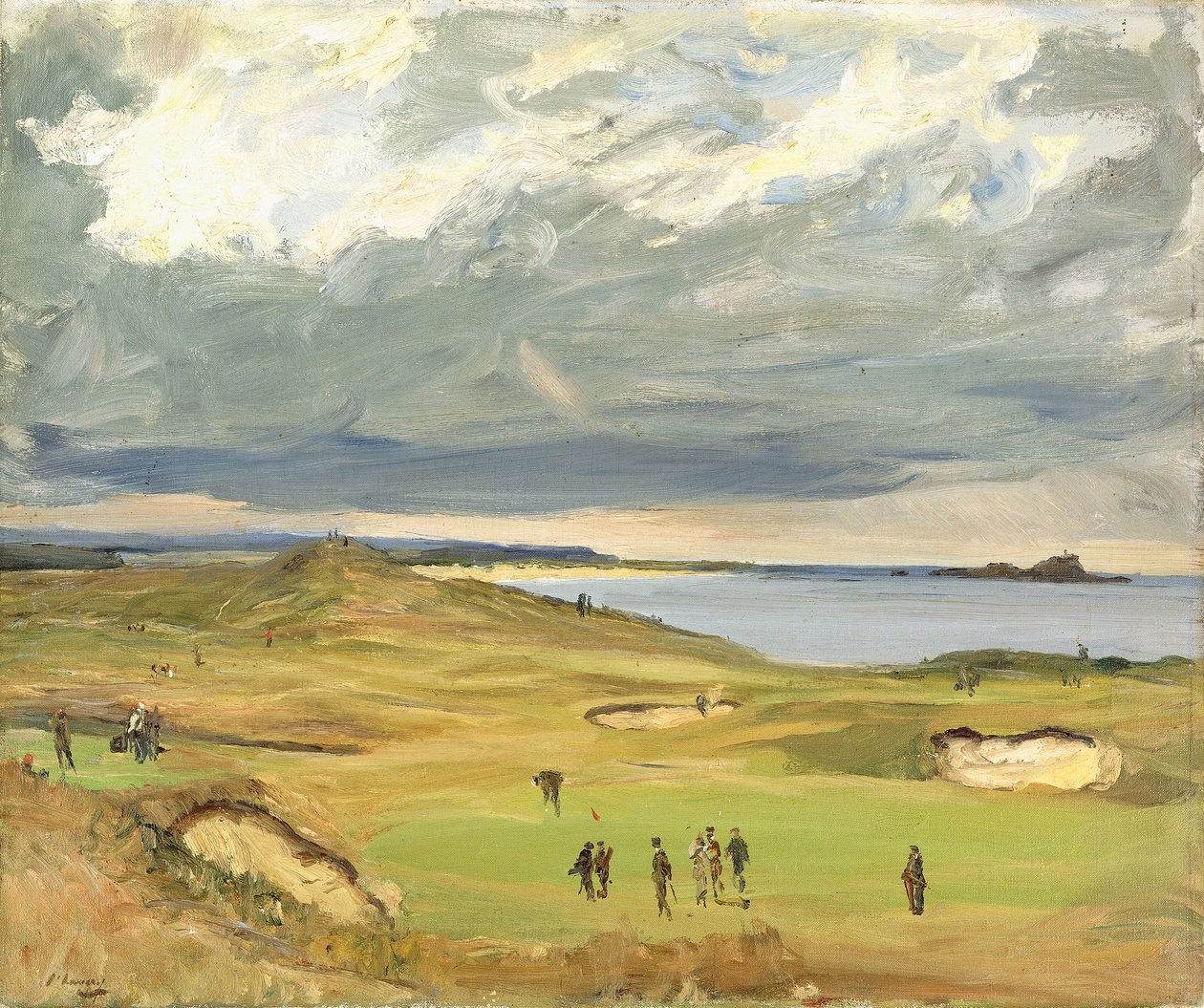 Golf Links, North Berwick od John Lavery