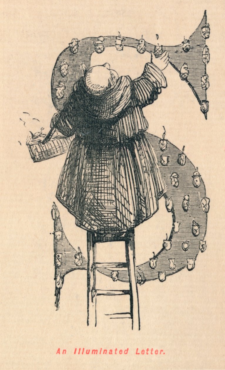 An Illuminated Letter, c1860, c1860 od John Leech