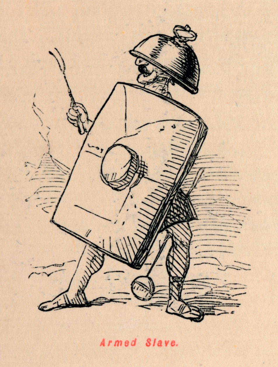 Ozbrojený otrok, 1852 od John Leech