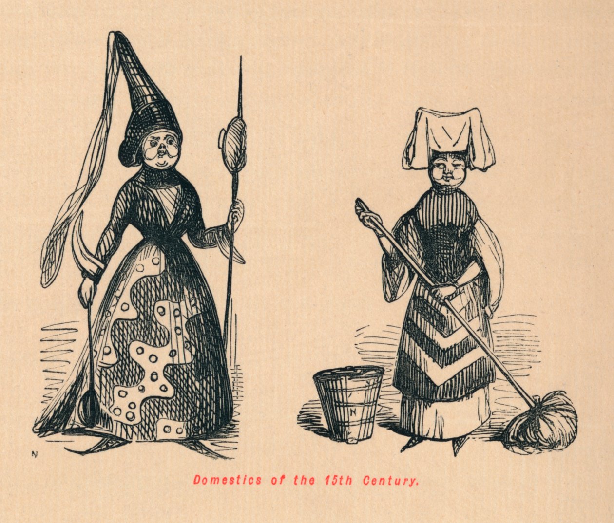 Domácí 15. století, od John Leech