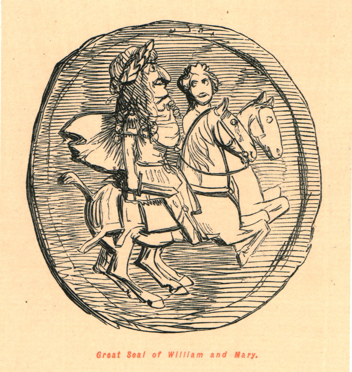 Velká pečeť Williama a Marie, 1897. od John Leech
