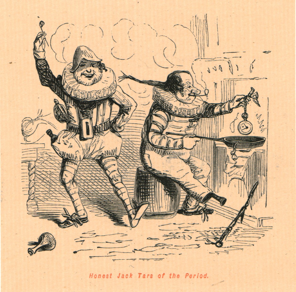 Poctivý Jack Tars z období, 1897. od John Leech