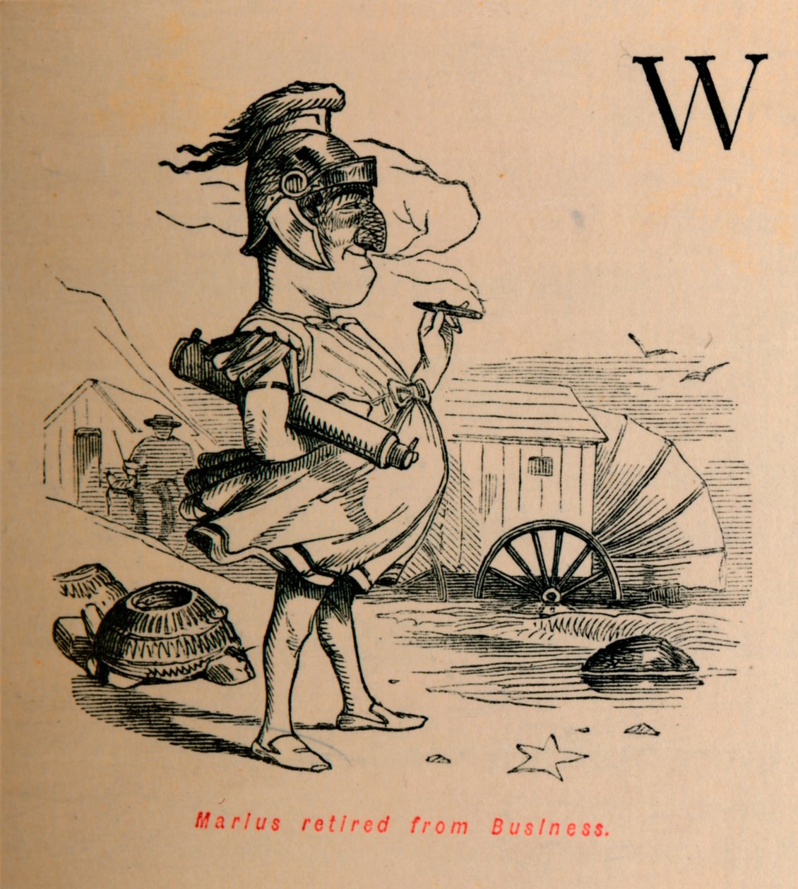 Marius odešel z obchodu, 1852 od John Leech