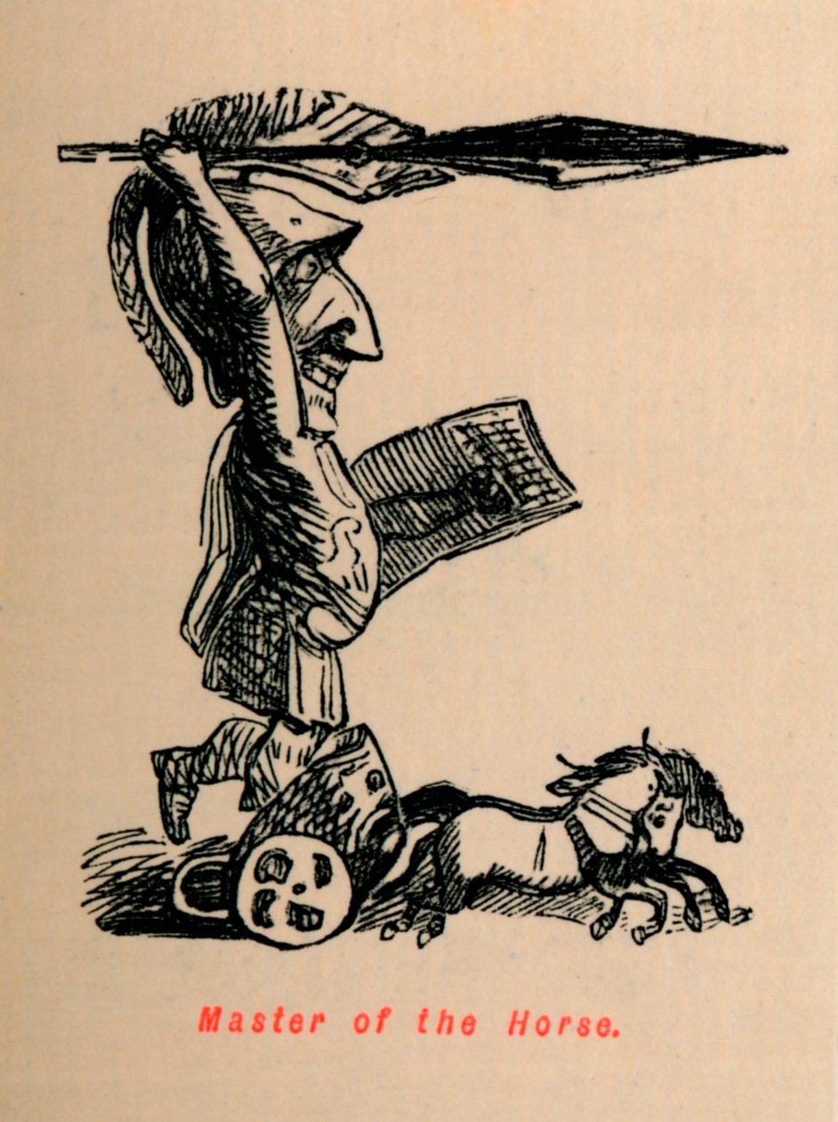 Mistr koně, 1852 od John Leech