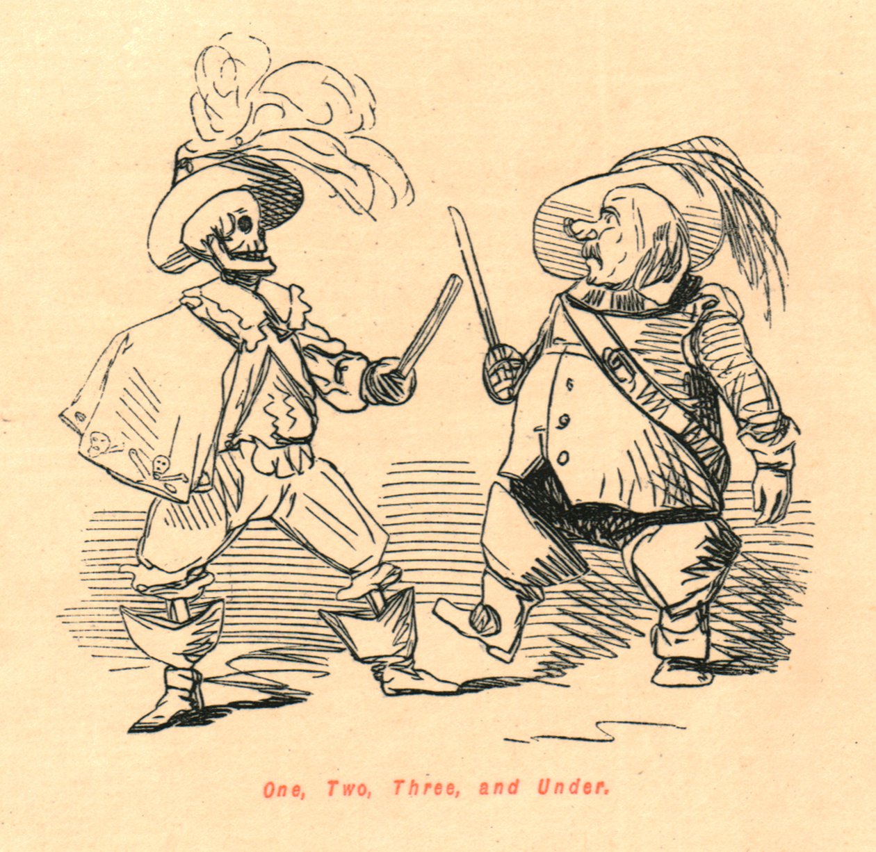 Jedna, dvě, tři a méně, 1897. od John Leech