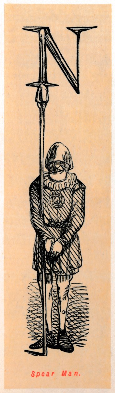 Oštěpař, od John Leech
