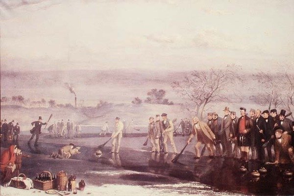 Curling v Rowyards Loch od John Levack