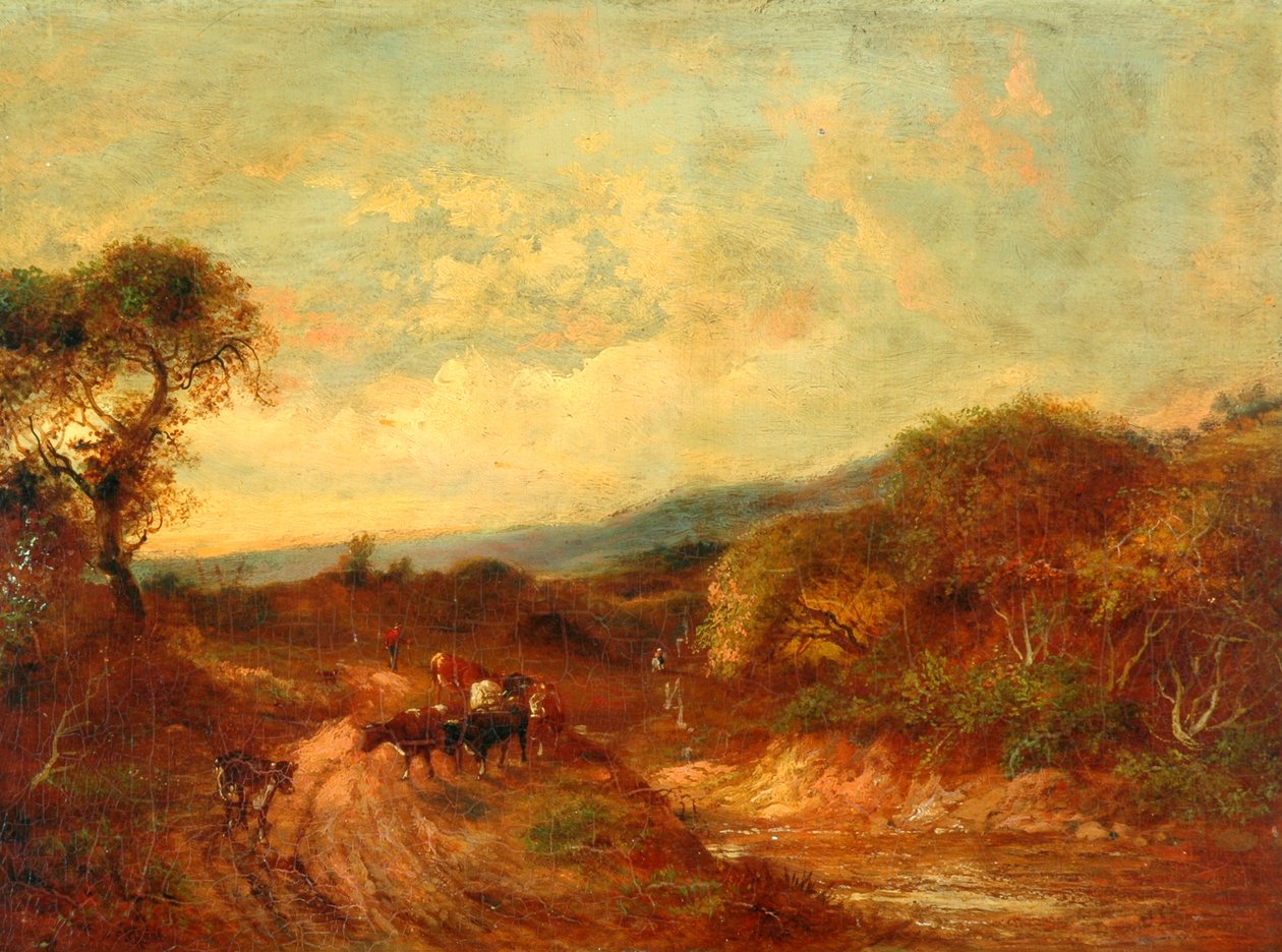 Poblíž Red Hill, Surrey od John Linnell