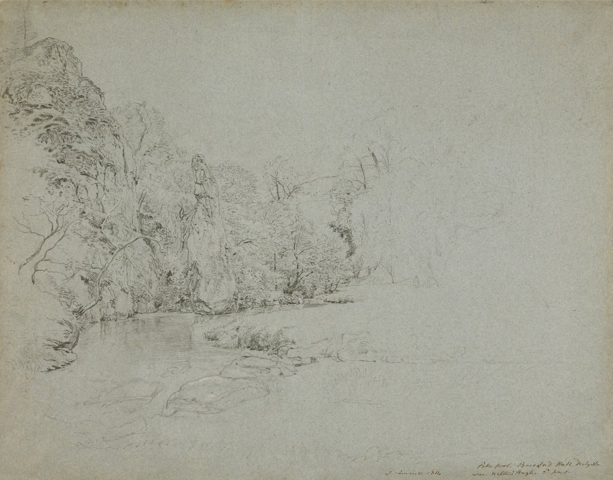Pike Pool, Beresford Hall, Derbyshire od John Linnell