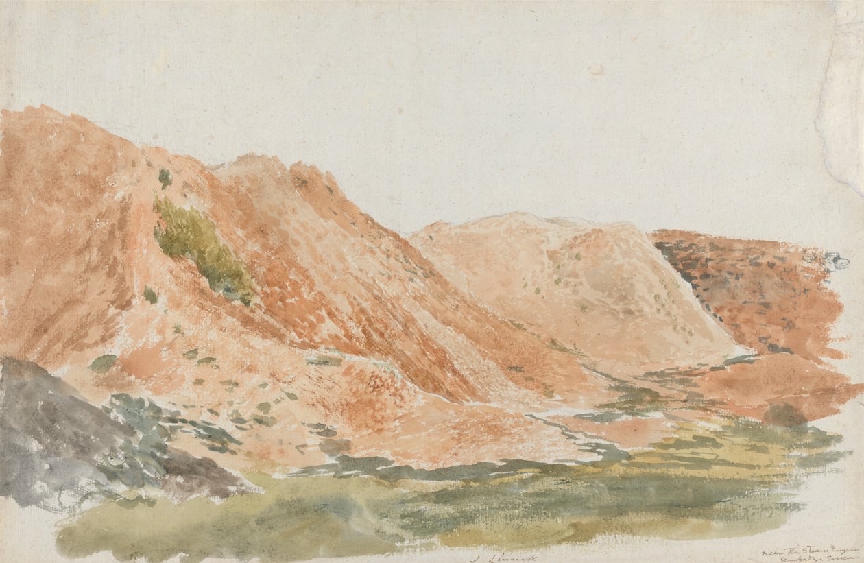 Lomy poblíž Ironbridge (Earthworks, Cambridge Terrace) od John Linnell