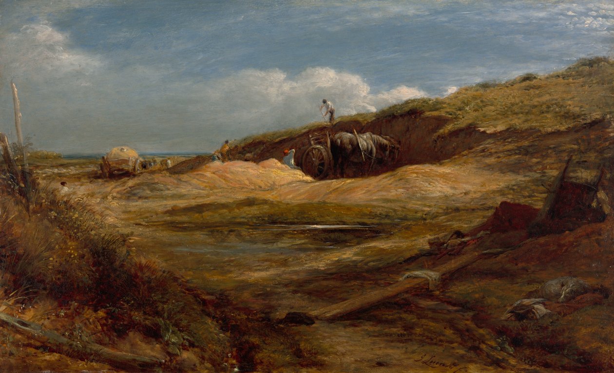 Pískovny, Hampstead Heath, 1834. od John Linnell