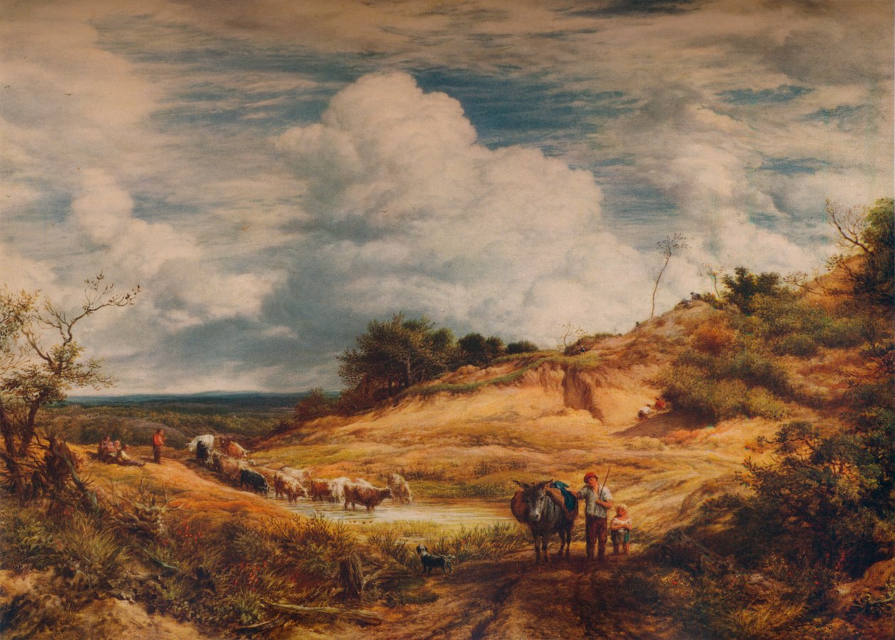 Pískoviště, 1856 od John Linnell