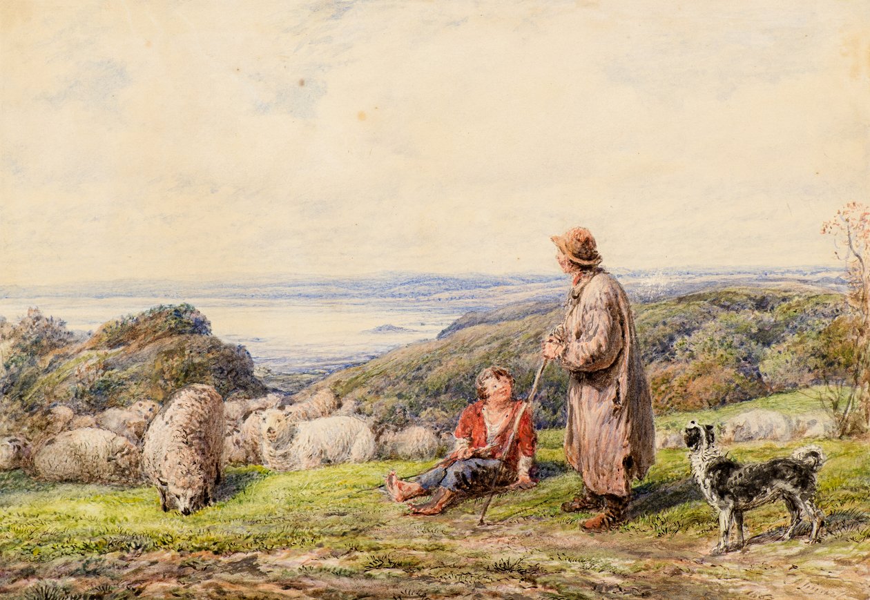 Pastýř od John Linnell