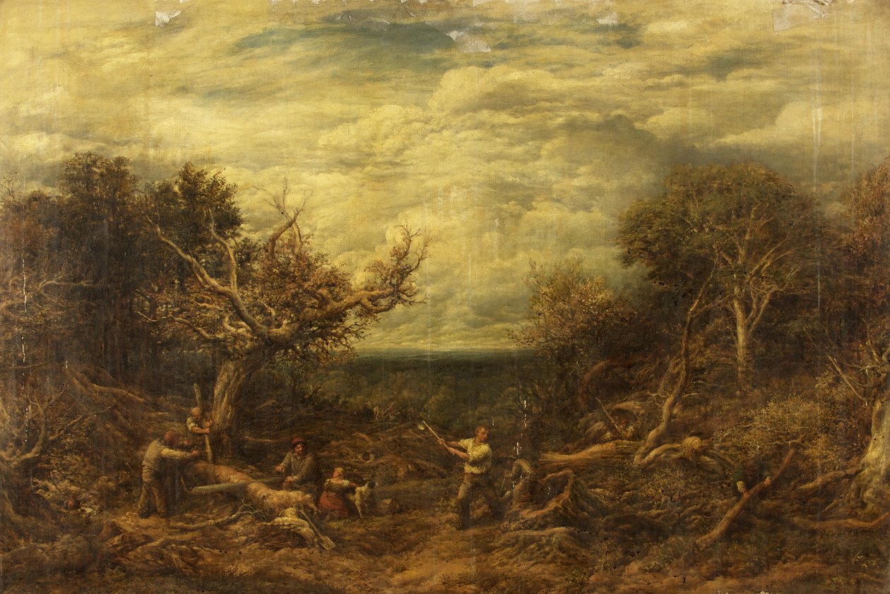 Dřevorubci od John Linnell