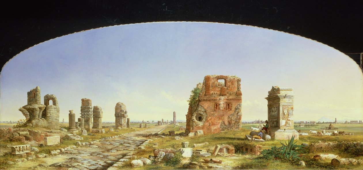 Appian Way, 1869 od John Linton Chapman