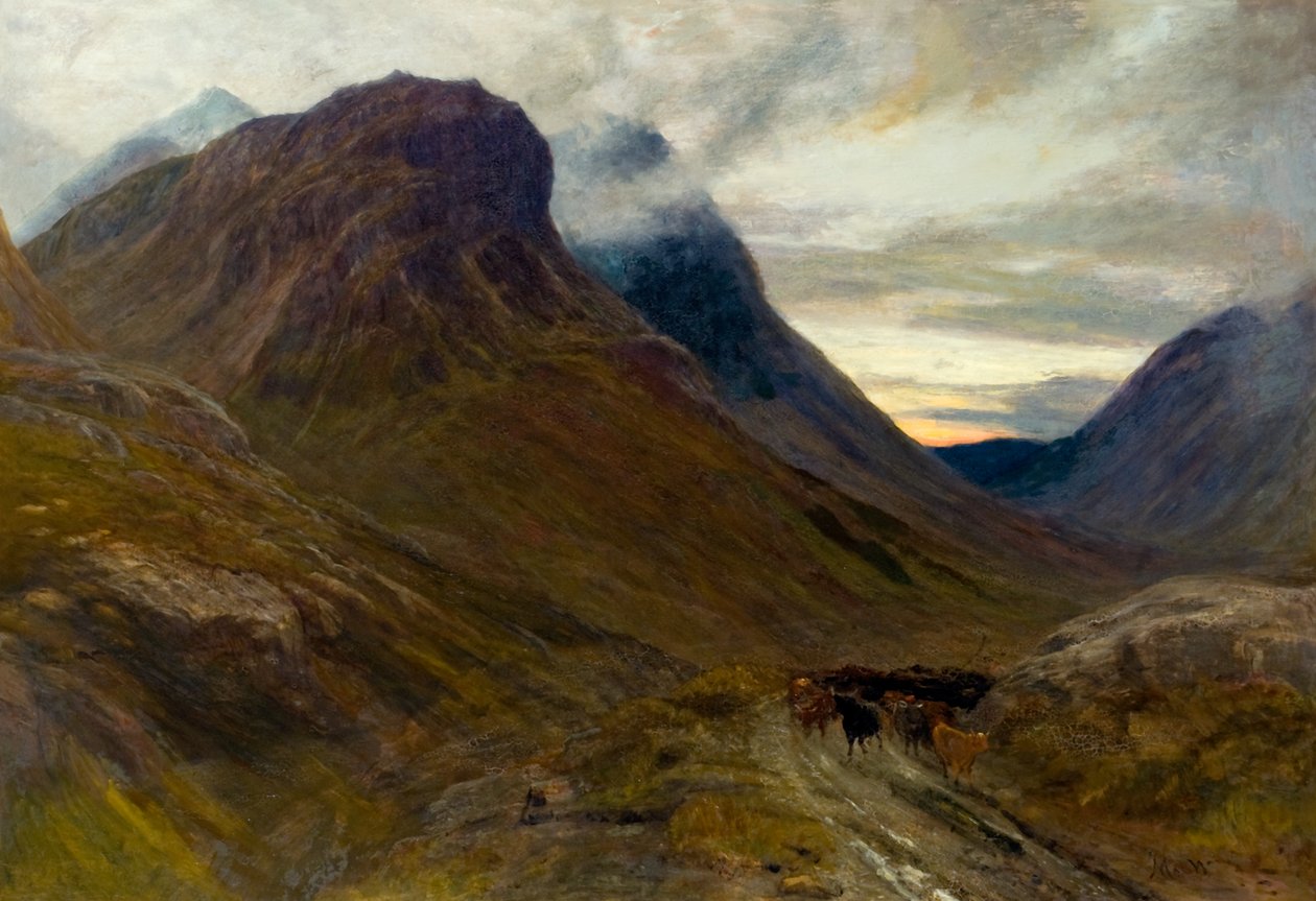 Glencoe, kolem roku 1875 (olej na plátně) od John MacWhirter