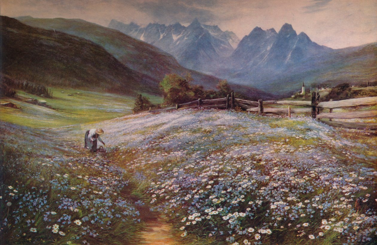 června v rakouském Tyrolsku, c1892 od John MacWhirter