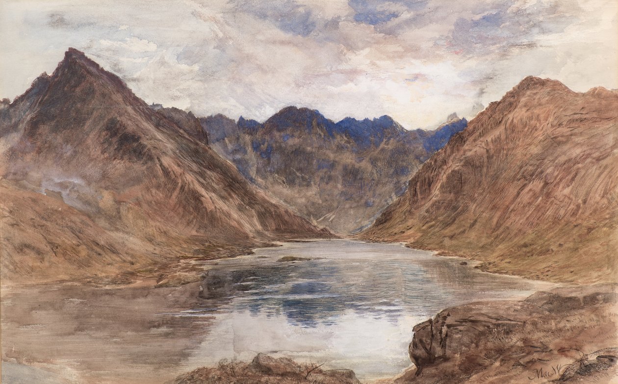 Horské ticho od John MacWhirter