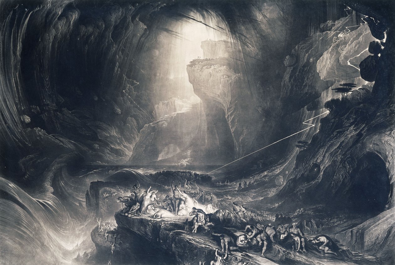 Potopa, 1828 od John Martin