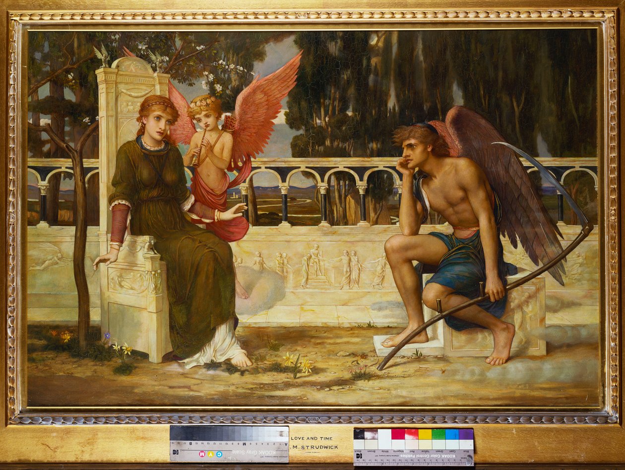 Láska a čas od John Melhuish Strudwick