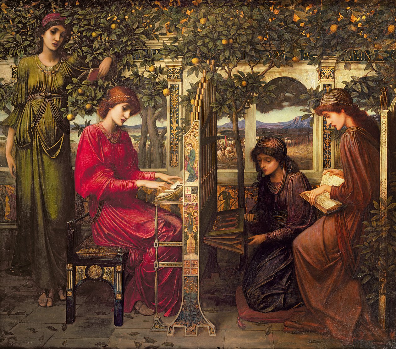 Svatá Cecílie od John Melhuish Strudwick