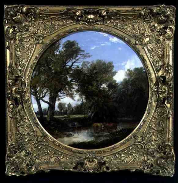 Norfolk River Scene (olej na plátně) od John Middleton