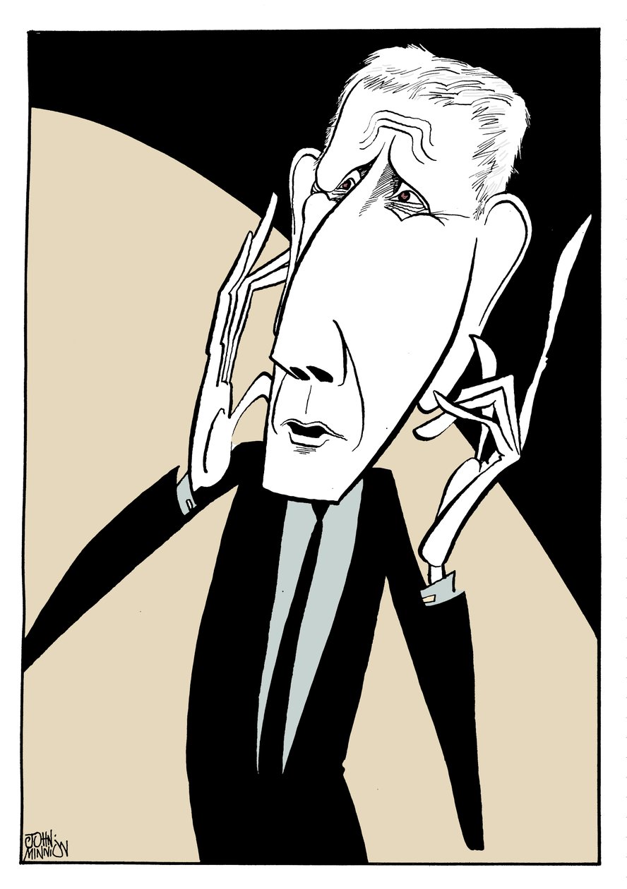 Jonathan Miller - karikatury od John Minnion