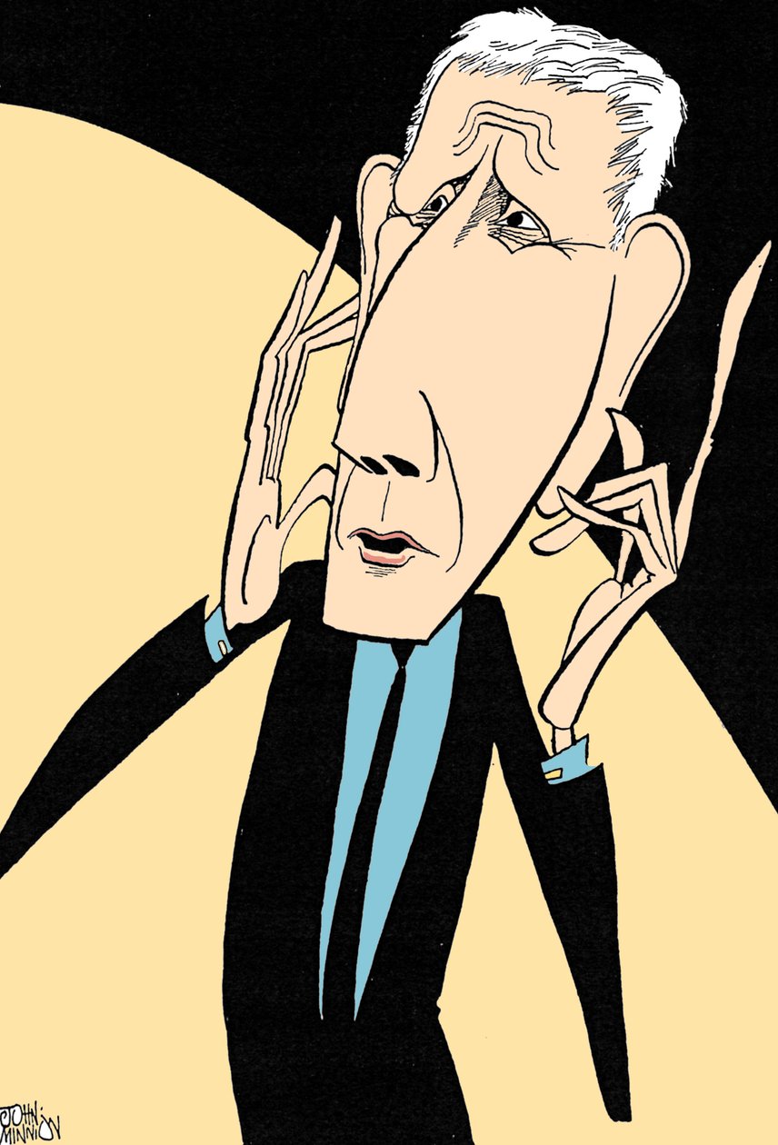 Jonathan Miller, karikatura John Minnion od John Minnion